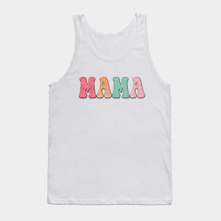 Floral Spring Retro Mama Tank Top